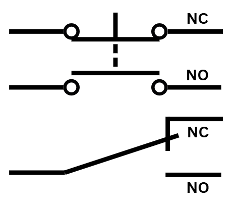 Changeover Contact Symbol